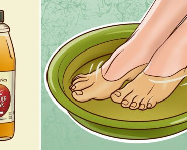 If you soak your feet in apple cider vinegar, here’s the effect